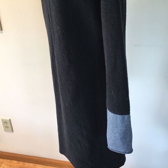 Columbia Dress Winter Dream Reversible black grey trim/grey blk trim sleeve L - Picture 6 of 16